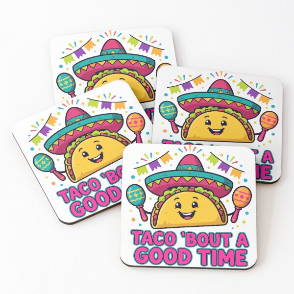 Item preview, Taco Bout a Good Time Funny Fiesta Taco T-Shirt designed and sold by ApparelOutpost.