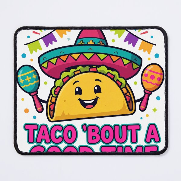 Item preview, Taco Bout a Good Time Funny Fiesta Taco T-Shirt designed and sold by ApparelOutpost.