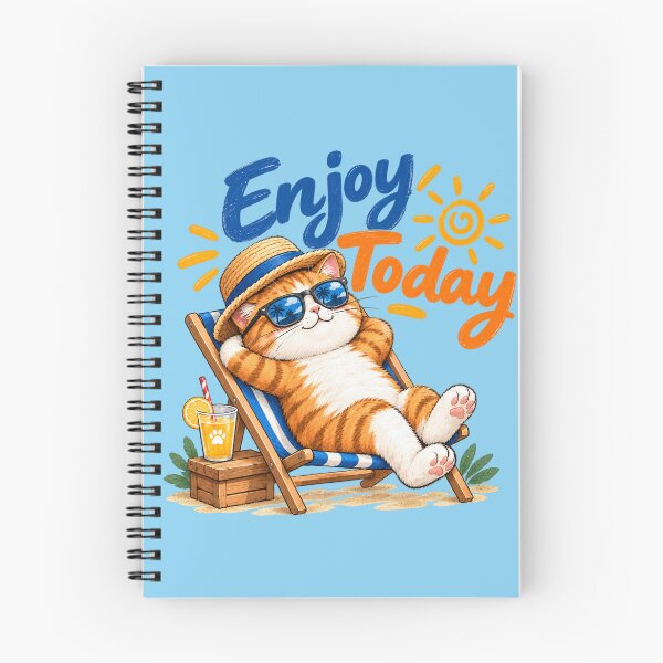 Item preview, Cool Summer Cat - Enjoy Today Beach Vacation designed and sold by lungpleecha.