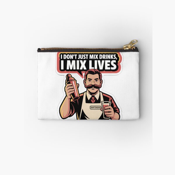 Item preview, Bartender Mixing Lives with Bold Confidence designed and sold by NiftyWrx.