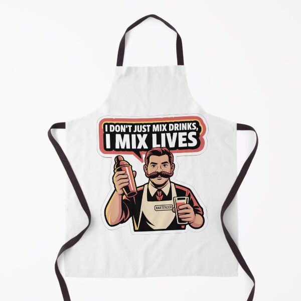 Item preview, Bartender Mixing Lives with Bold Confidence designed and sold by NiftyWrx.