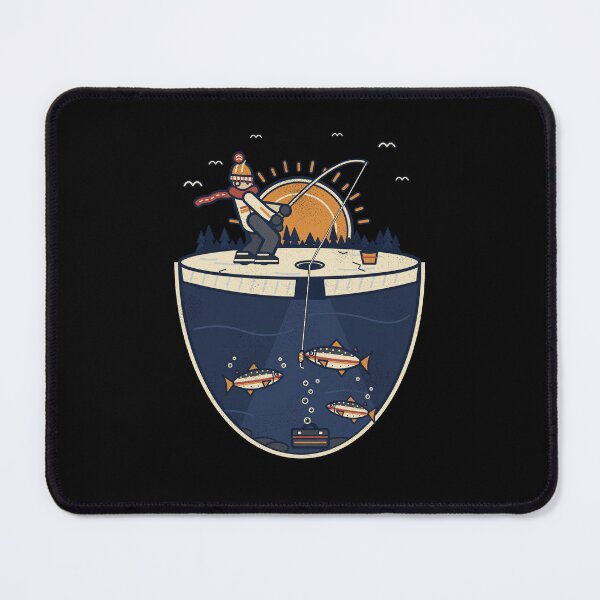 Item preview, Frozen Lake Fishing Apparel, Ice Fishing Tshirt designed and sold by MalwasBasket.