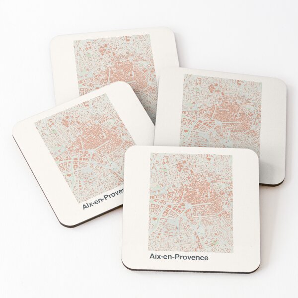Item preview, Aix-en-Provence Minimalistic Map Art designed and sold by MapsNerd.