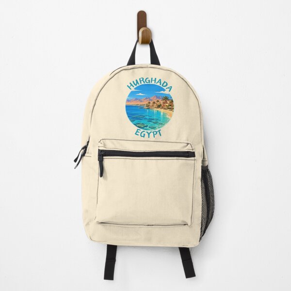 Item preview, Hurghada in Egypt, Retro Travel Art Circle Emblem designed and sold by MaateoDesign.