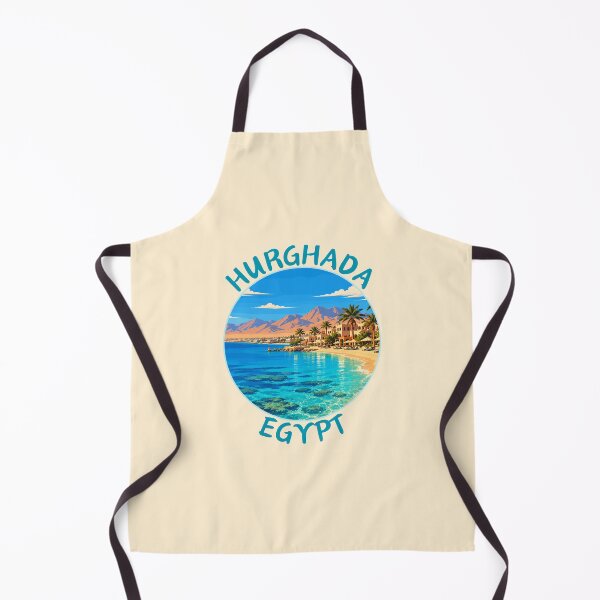Item preview, Hurghada in Egypt, Retro Travel Art Circle Emblem designed and sold by MaateoDesign.