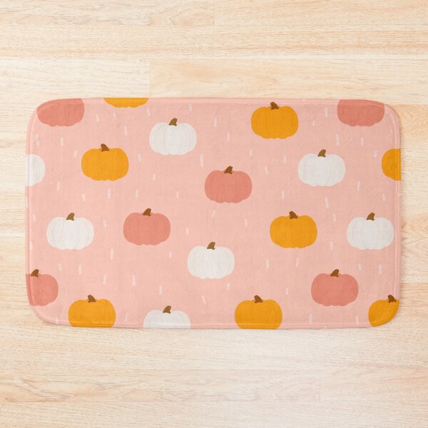 Item preview, Cute Pink and Orange Pumpkin Fall Pattern designed and sold by VibnWalls.