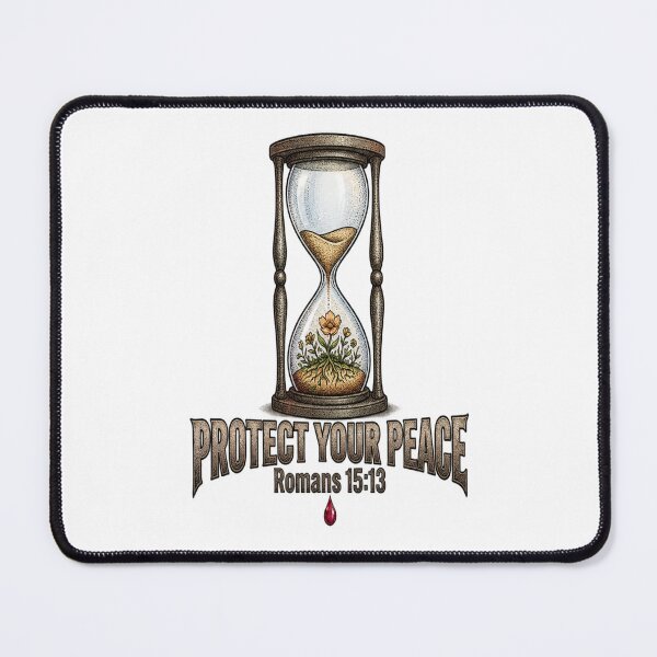Item preview, Protect Your Peace Romans 15:13 Hourglass Art designed and sold by Francisbb.