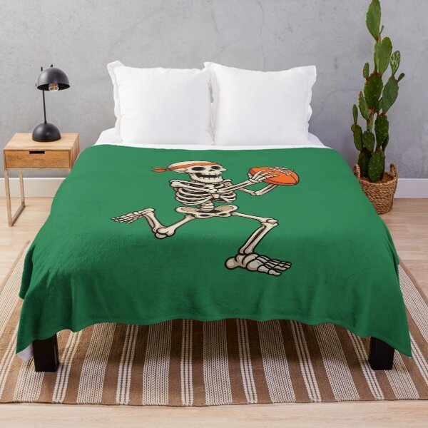 Item preview, Funny Skeleton Playing Football Halloween Spooky Season Sports. designed and sold by Endless7Art.