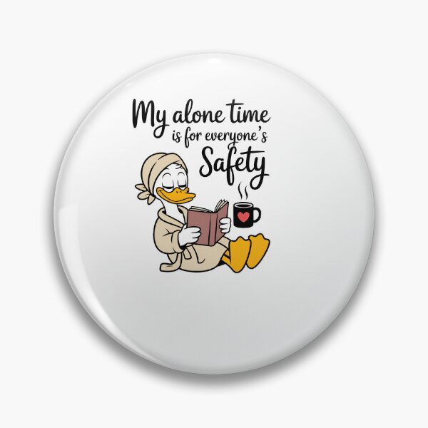 Item preview, My Alone Time Safety Duck designed and sold by sazuii.