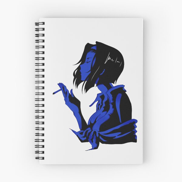 Item preview, Doodle Cobalt Lady designed and sold by Izaa-aart.