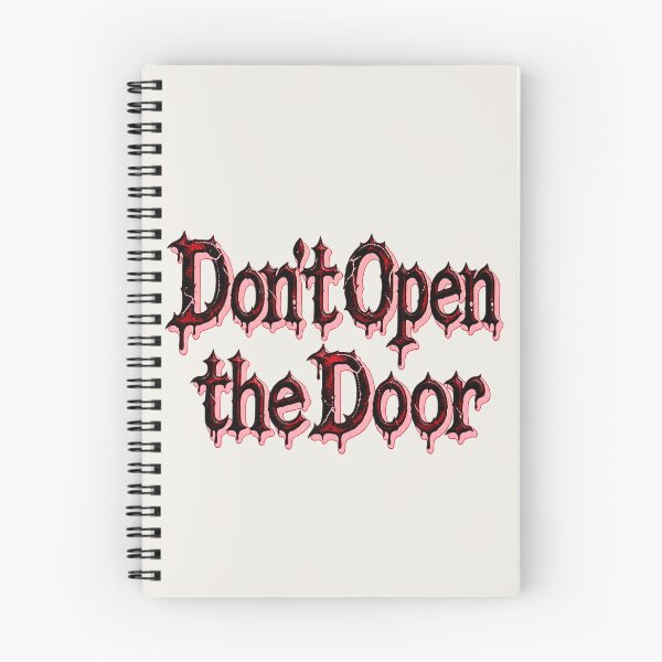 Item preview, Don’t Open the Door Gothic Horror Dripping Text Design designed and sold by MetaModel Editions.