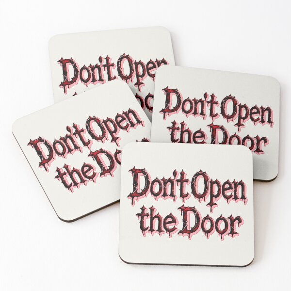 Item preview, Don’t Open the Door Gothic Horror Dripping Text Design designed and sold by MetaModel Editions.