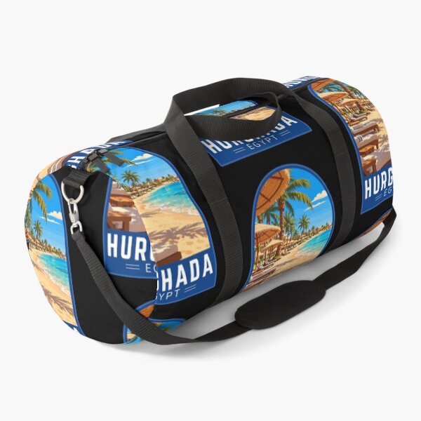 Item preview, Hurghad Egypt, Vintage Travel Art Emblem designed and sold by MaateoDesign.