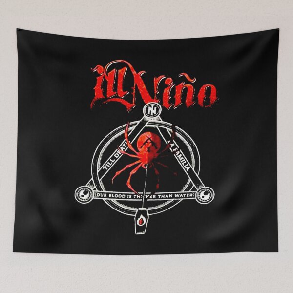 Item preview, Symbol Red Typography With Spider designed and sold by GloomRooms.