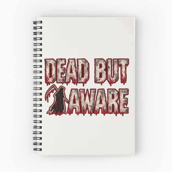 Item preview, Dead But Aware Horror Grim Reaper Grunge Design designed and sold by MetaModel Editions.
