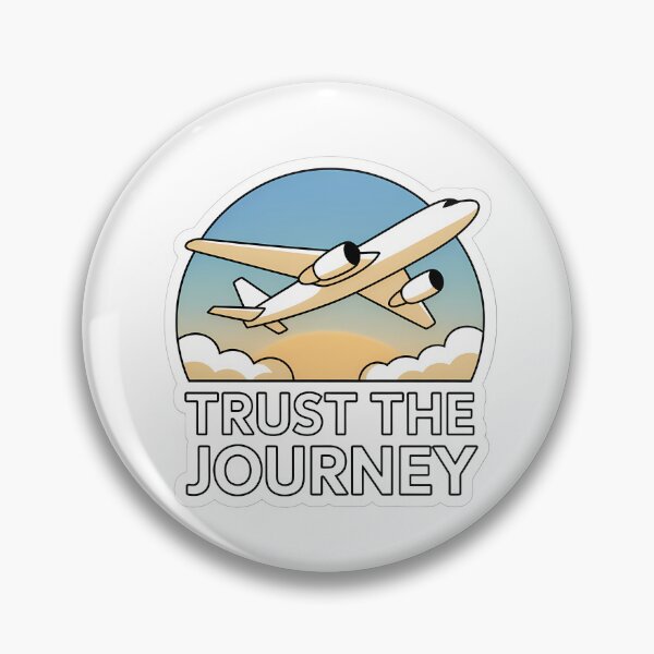 Item preview, Trust the Journey Airplane Sunrise designed and sold by NiftyWrx.