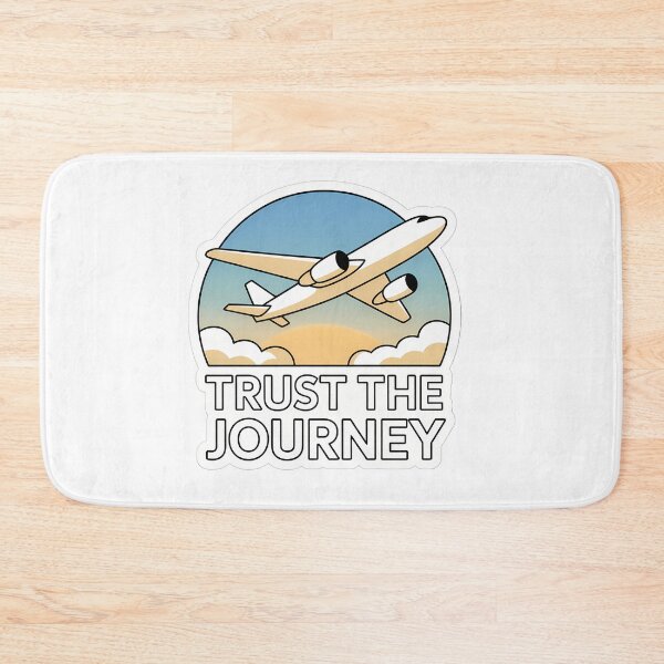 Item preview, Trust the Journey Airplane Sunrise designed and sold by NiftyWrx.