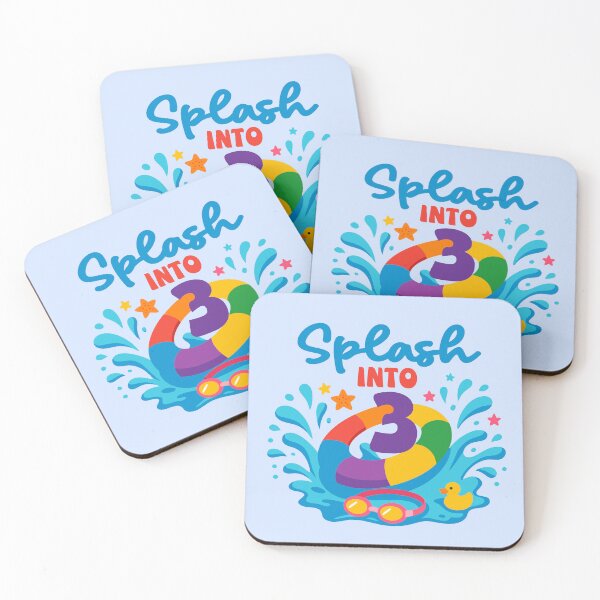 Item preview, Splash Into 3 Birthday Summer 3rd Birthday Pool Party designed and sold by giftfromheart.