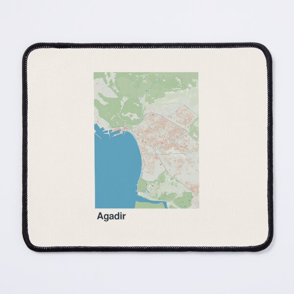 Item preview, Agadir Minimalistic Map Art designed and sold by MapsNerd.