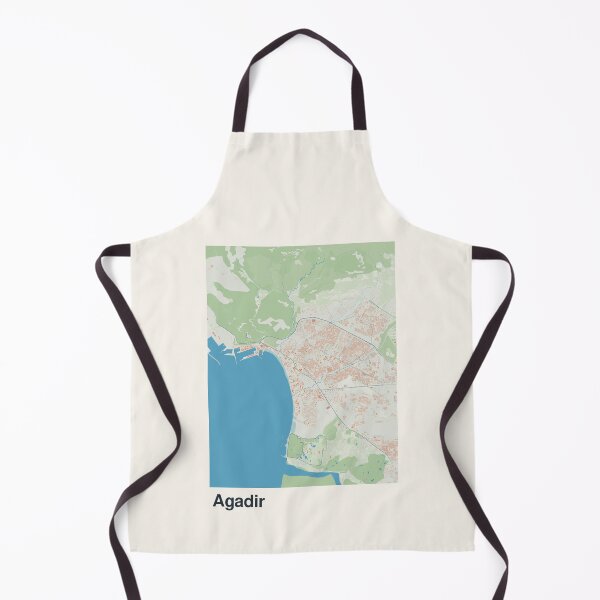 Item preview, Agadir Minimalistic Map Art designed and sold by MapsNerd.