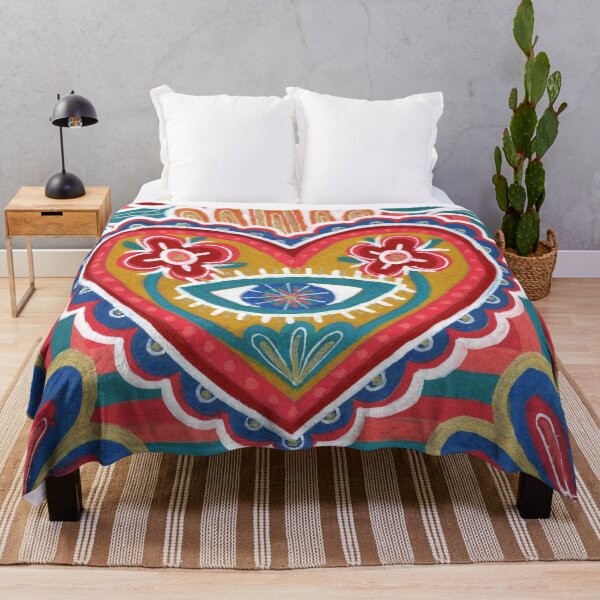 Item preview, Sacred Heart with Evil Eye and Flowers designed and sold by Fani*.