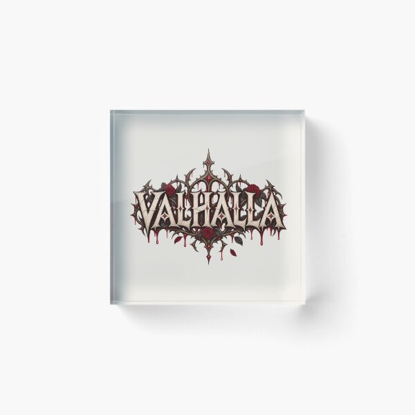 Item preview, Valhalla Gothic Roses Dark Norse Viking Design designed and sold by MetaModel Editions.