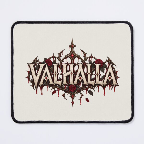 Item preview, Valhalla Gothic Roses Dark Norse Viking Design designed and sold by MetaModel Editions.