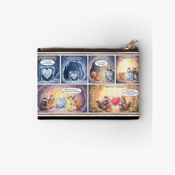 Item preview, A frozen heart is healed by friendship and warmth. designed and sold by Mianku | Für das Leben.