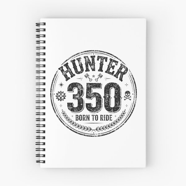 Item preview, Hunter 350 Born To Ride | Vintage Motorcycle 350 Biker Badge Retro Design designed and sold by Mittu96.