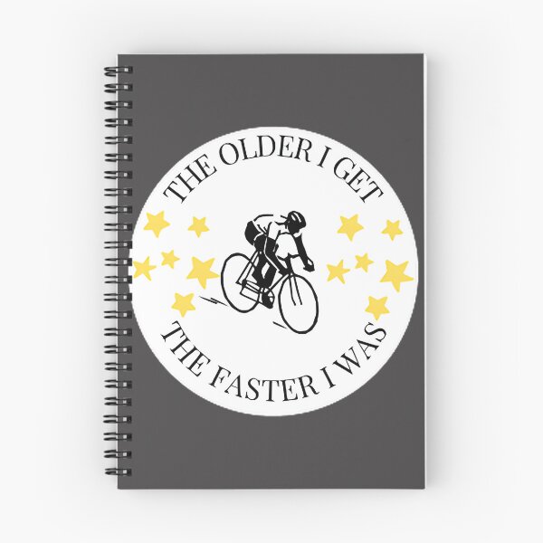 Item preview, The Older I Get The Faster I Was Funny Cycling Meme Design for Sport Enthusiasts designed and sold by WAAZIZ.
