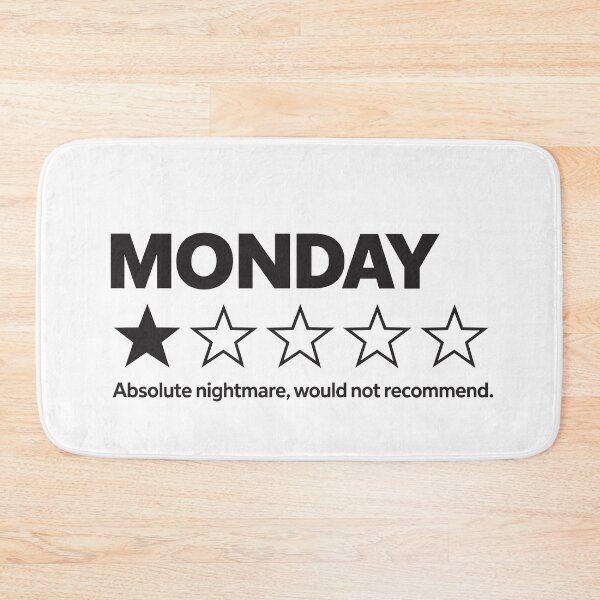 Item preview, Monday One Star Review – Would Not Recommend designed and sold by PRINTIONAL.