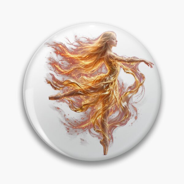 Item preview, Liquid Gold Silk Ballerina Dancer Surreal Art Print designed and sold by  One City Two Children Studio.