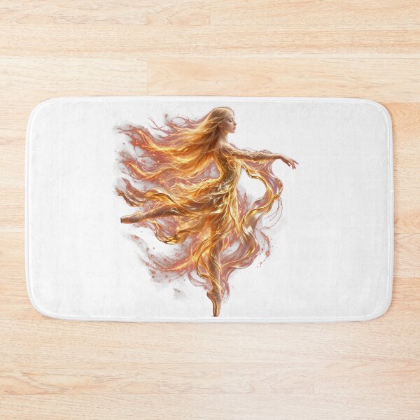 Item preview, Liquid Gold Silk Ballerina Dancer Surreal Art Print designed and sold by  One City Two Children Studio.
