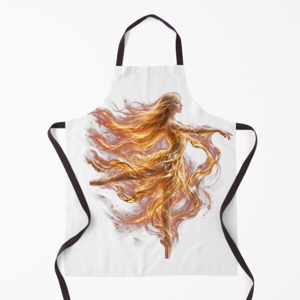 Item preview, Liquid Gold Silk Ballerina Dancer Surreal Art Print designed and sold by  One City Two Children Studio.