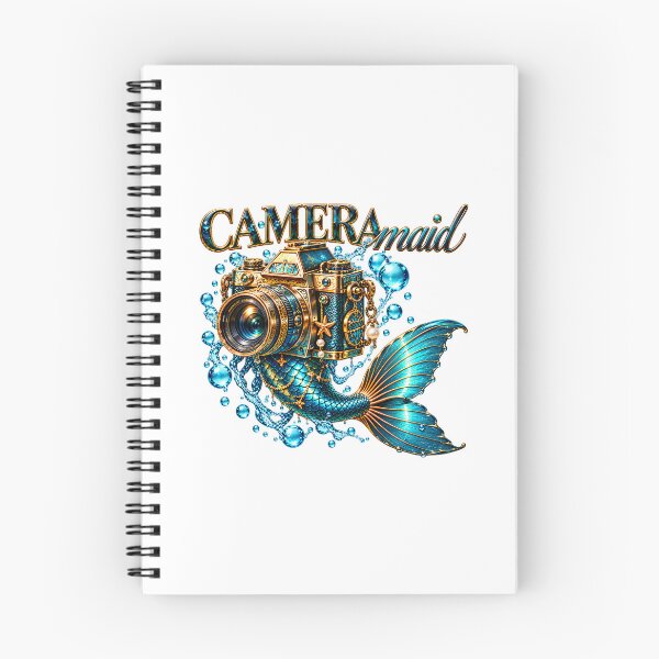 Item preview, A vintage camera fused with a shimmering mermaid tail, turning CAMERA + MERMAID into a magical underwater photography fantasy. designed and sold by VISO-art.