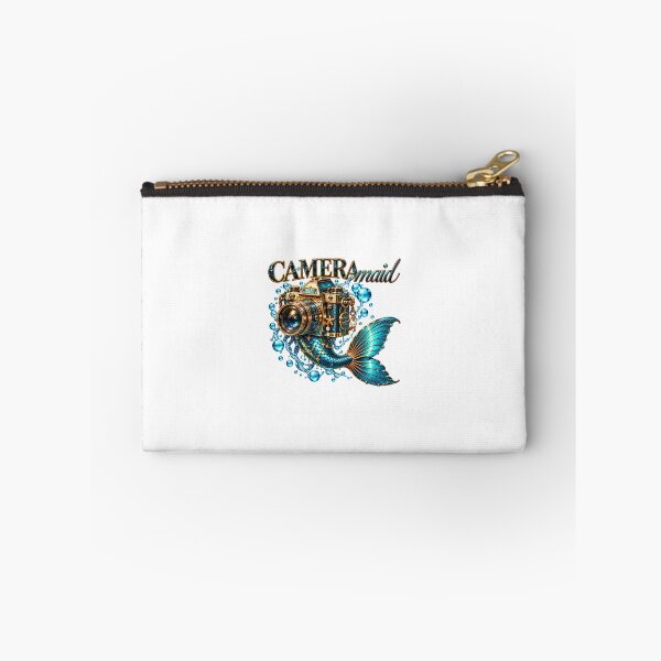 Item preview, A vintage camera fused with a shimmering mermaid tail, turning CAMERA + MERMAID into a magical underwater photography fantasy. designed and sold by VISO-art.