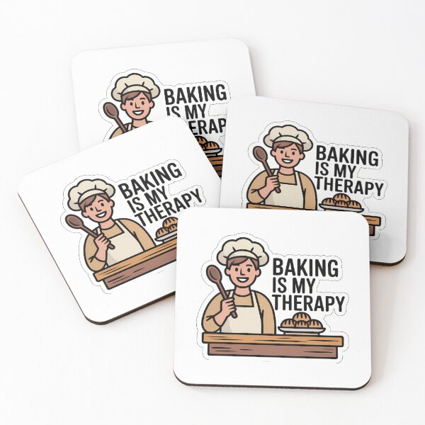 Item preview, Baking is my therapy designed and sold by NiftyWrx.