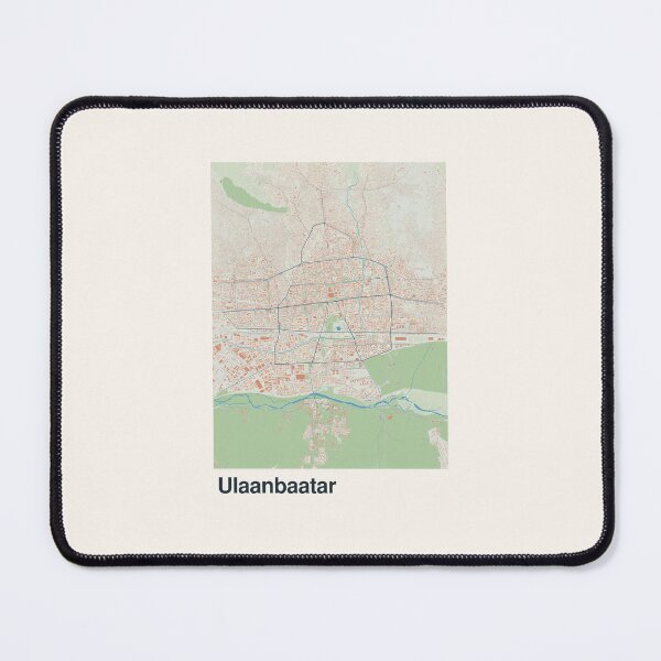 Item preview, Ulaanbaatar Minimalistic Map Art designed and sold by MapsNerd.