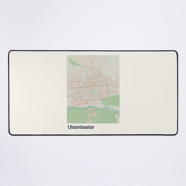 Item preview, Ulaanbaatar Minimalistic Map Art designed and sold by MapsNerd.