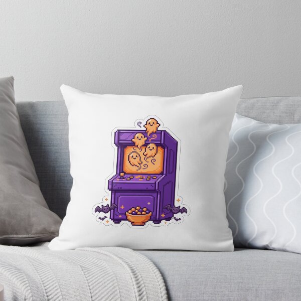Item preview, Haunted Arcade Ghosts Pixel Art Halloween designed and sold by Ebodega.