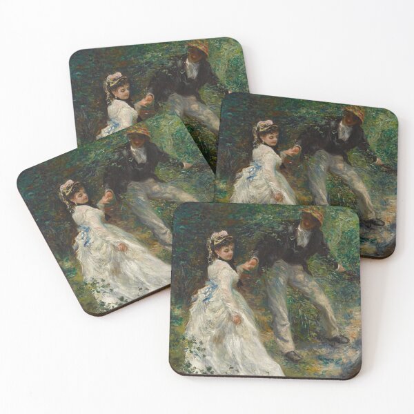Item preview, The Promenade, an elegant couple under the trees designed and sold by Shoupay.