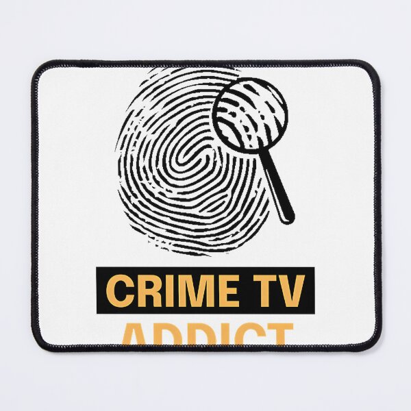 Item preview, Crime TV Addict Funny True Crime Fan Gift for Mystery and Thriller Lovers designed and sold by LyS-Art.