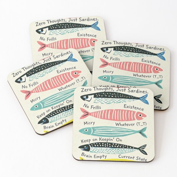 Item preview, Sardine-dipity: Red Herring Takes a Blue Scale to the Till It's Canned designed and sold by Print Fiction.