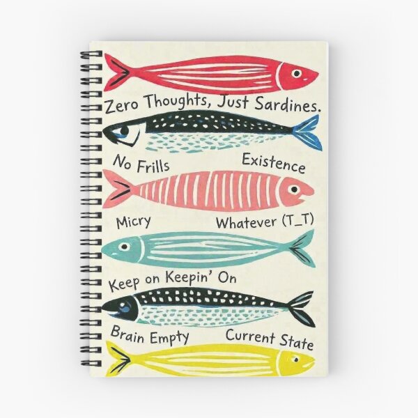 Item preview, Sardine-dipity: Red Herring Takes a Blue Scale to the Till It's Canned designed and sold by Print Fiction.