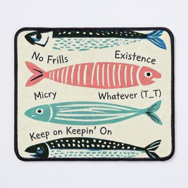 Item preview, Sardine-dipity: Red Herring Takes a Blue Scale to the Till It's Canned designed and sold by Print Fiction.