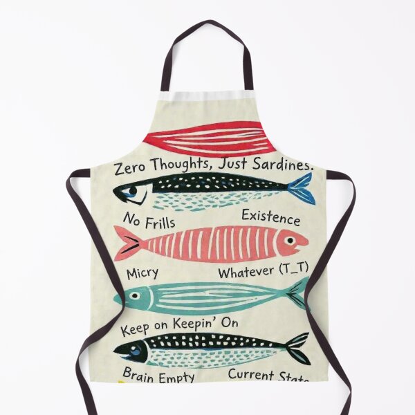 Item preview, Sardine-dipity: Red Herring Takes a Blue Scale to the Till It's Canned designed and sold by Print Fiction.
