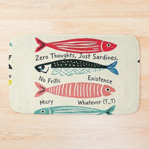 Item preview, Sardine-dipity: Red Herring Takes a Blue Scale to the Till It's Canned designed and sold by Print Fiction.