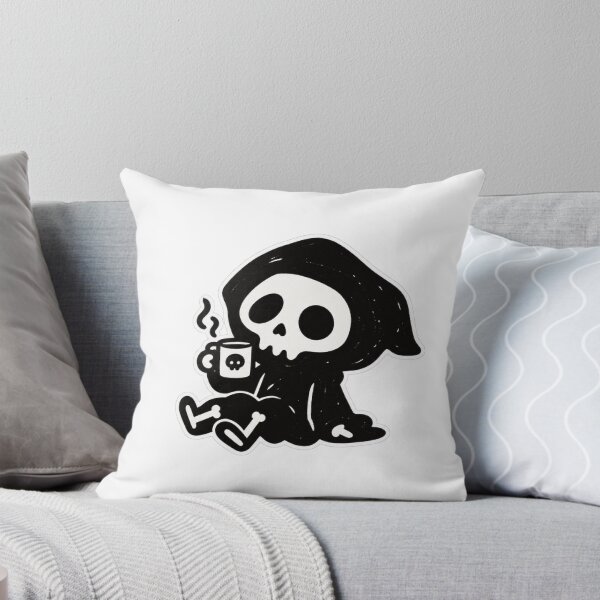 Item preview, Cute Skeleton Coffee Break designed and sold by Ashen Threads Studio.