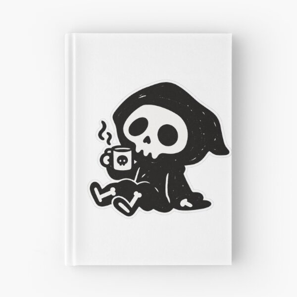Item preview, Cute Skeleton Coffee Break designed and sold by Ashen Threads Studio.