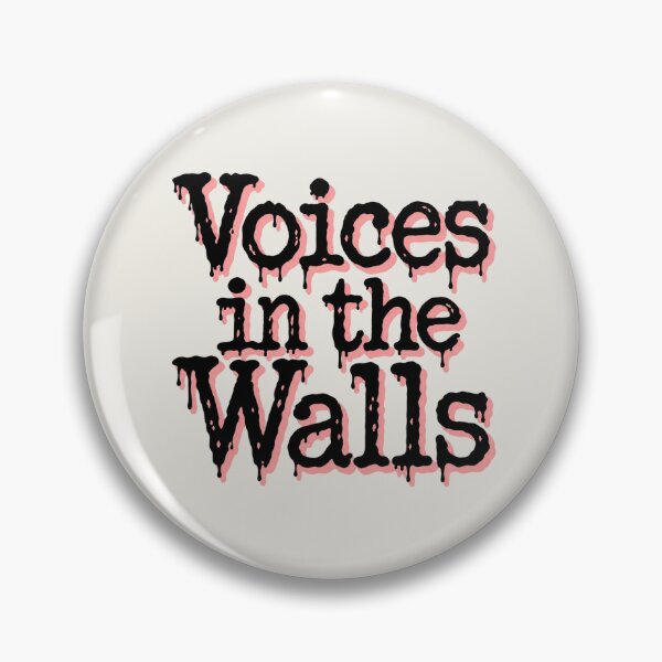 Item preview, Voices in the Walls Gothic Horror Dripping Quote Design designed and sold by MetaModel Editions.